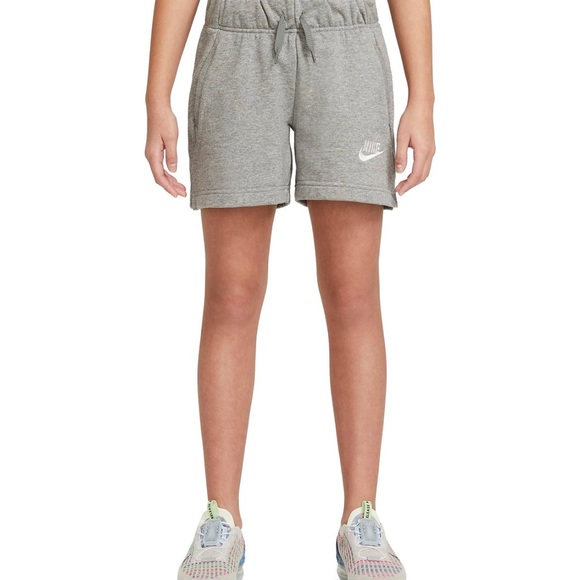 NIKE Big Girls Sportswear Club French Terry Shorts - Picture 4 of 4